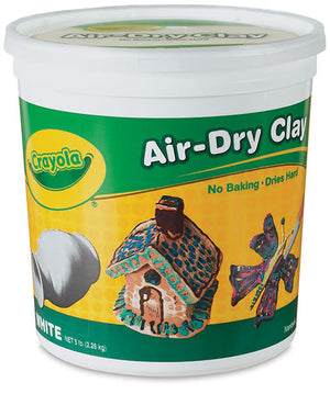 Crayola White Air-Dry Clay, 5 lbs Bucket (Crayola)