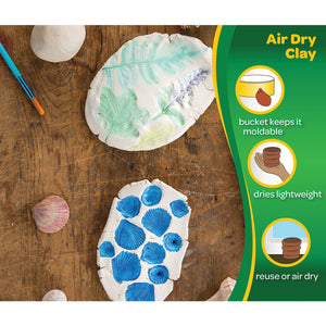 Crayola White Air-Dry Clay, 5 lbs Bucket (Crayola)
