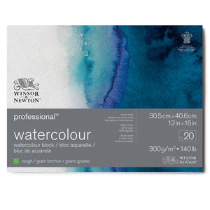 Professional™ Watercolor Block, Rough 140lb, Various Sizes (Winsor & Newton)