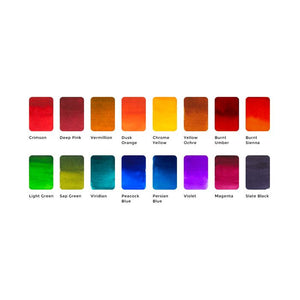 Sketching Set - Original 16 colors + Waterbrush (Viviva Colors)