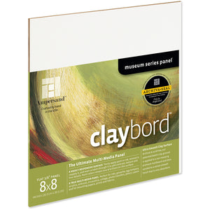 Claybord™ 1/8th Inch Flat Artist Panel, Various Sizes (Ampersand)
