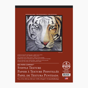 Stipple Texture Pad, Natural White, 9"x12" (Bee Paper)