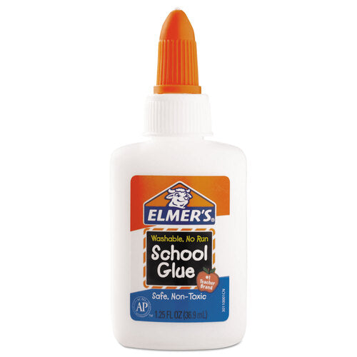 School Glue, Washable White 4 oz (Elmer's)