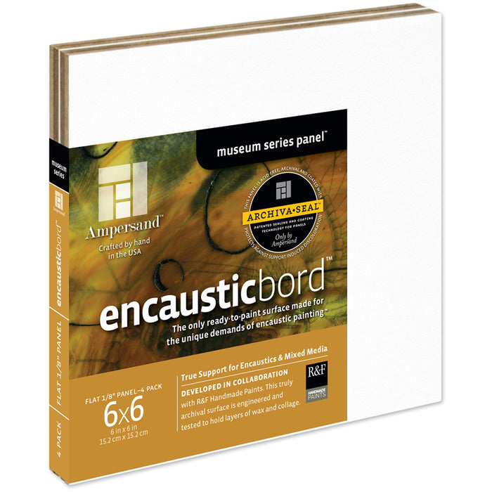 Encausticbord™ 1/8th Inch Flat Artist Panel, Various Sizes (Ampersand)