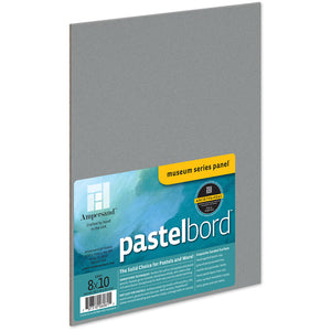 Pastelbord™  1/8th Inch Flat Artist Panel, Various Sizes (Ampersand)
