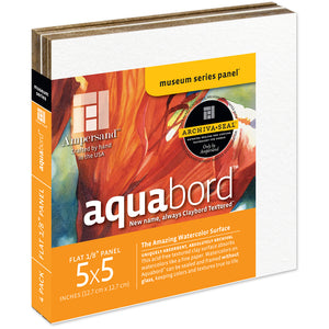 Aquabord™ 1/8th Inch Flat Artist Panel, Various Sizes (Ampersand)