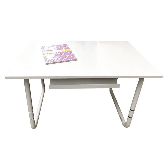 White Drawing/Drafting Table with Gray Base (Jack Richeson)