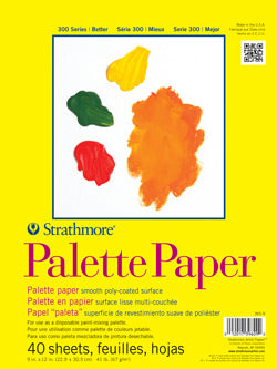 Palette Paper 300 Series , 9"x12", 40 Sheet Pad (Strathmore)