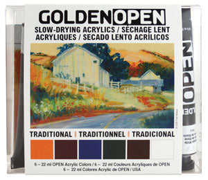 OPEN Acrylic Introductory Set Traditional (Golden Open Medium)