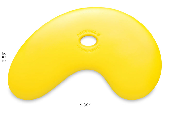Polymer Rib Large Bowl, Yellow, Soft (Mudtools)