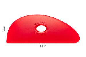 Polymer Rib Shape 3, Red, Very Soft (Mudtools)