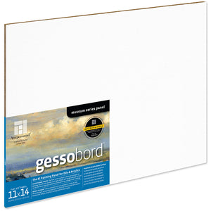 Gessobord™  1/8th Inch Flat Artist Panel, Various Sizes (Ampersand)