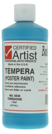 Turquoise BesTemp Tempera Poster Paint (Certified Artist)