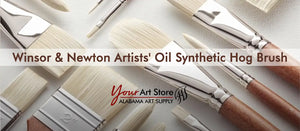 Winsor &amp; Newton Artists&#39; Oil Synthetic Hog Bristle Brushes