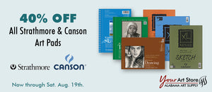 Strathmore and Canson Art Pads
