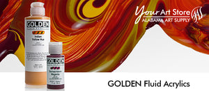 Color Pouring Medium Gloss Set (Golden Acrylic Mediums) – Alabama Art Supply