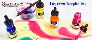 Acrylic Ink Set, Aqua Colors, 6x30ml (Liquitex Acrylic Ink