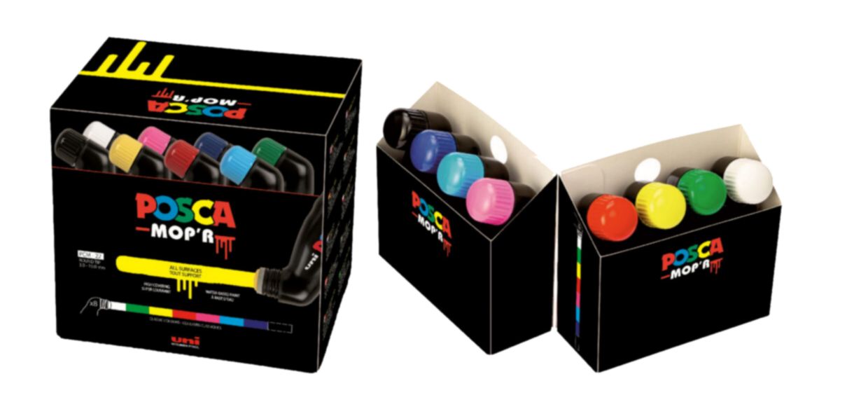 Uni POSCA Paint Markers, Basic Set of 8, Fine - The Art Store/Commercial  Art Supply