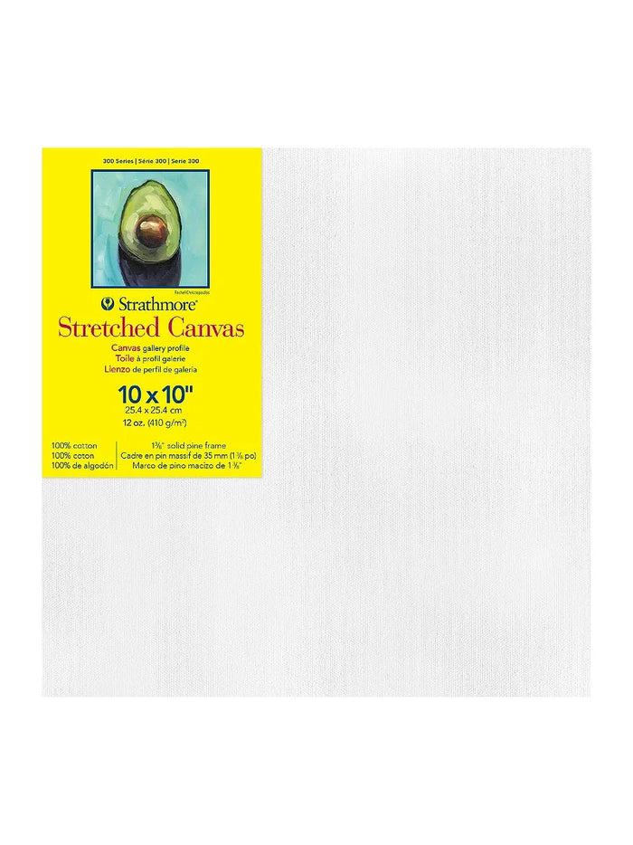 10"x10" 300 Series Stretched Canvas Gallery Profile 1-3/8" (Strathmore)