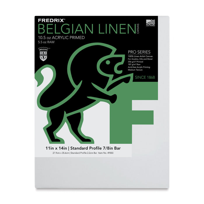11"x14" PRO SERIES Belgian Linen Standard Profile (FREDRIX)