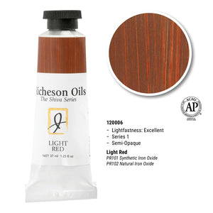 Richeson Oils Light Red, 37 ml (Jack Richeson, The Shiva Series)