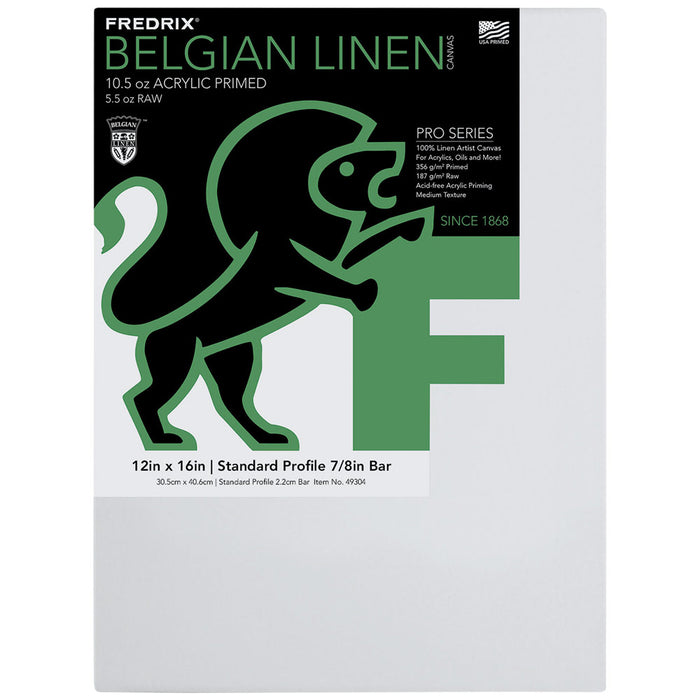 12"x16" PRO SERIES Belgian Linen Standard Profile (FREDRIX)