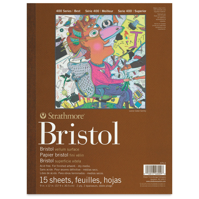 Bristol Vellum Pad, 400 Series, Various Sizes (Strathmore)