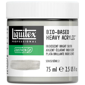 Iridescent Bright Silver (Liquitex Bio-Based Heavy Body)