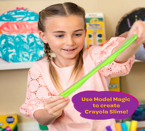 Crayola Model Magic Bulk Clay, White Air-Dry Clay, 2 lbs in Resealable Container (Crayola)