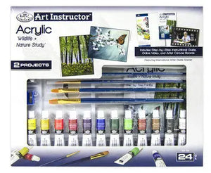 Art Instructor Acrylic Painting Set, 30 pieces, 9 X 12 (Royal & Langnickel)