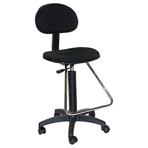 Lafayette Drafting Chair with Teardrop Footrest - Black (Martin Weber)