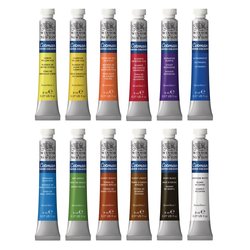 Cotman Watercolour 12 Color Tube Collection (Winsor & Newton)