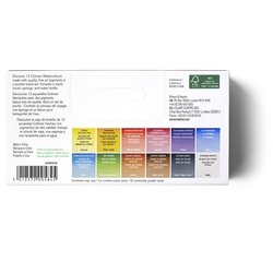 Cotman Watercolours Field Box Set, 12 Half Pans (Winsor & Newton)