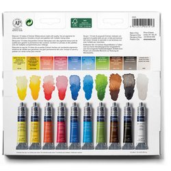 Cotman Watercolour 10 Color Palette Set (Winsor & Newton)