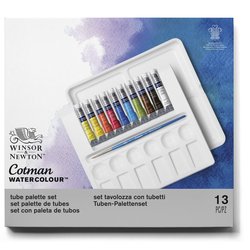 Cotman Watercolour 10 Color Palette Set (Winsor & Newton)