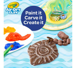 Crayola White Air-Dry Clay, 2.5 lbs in Resealable Container, (Crayola)
