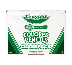 Crayola Colored Pencil Classpack, 14 Colors, 462 Count (Crayola)
