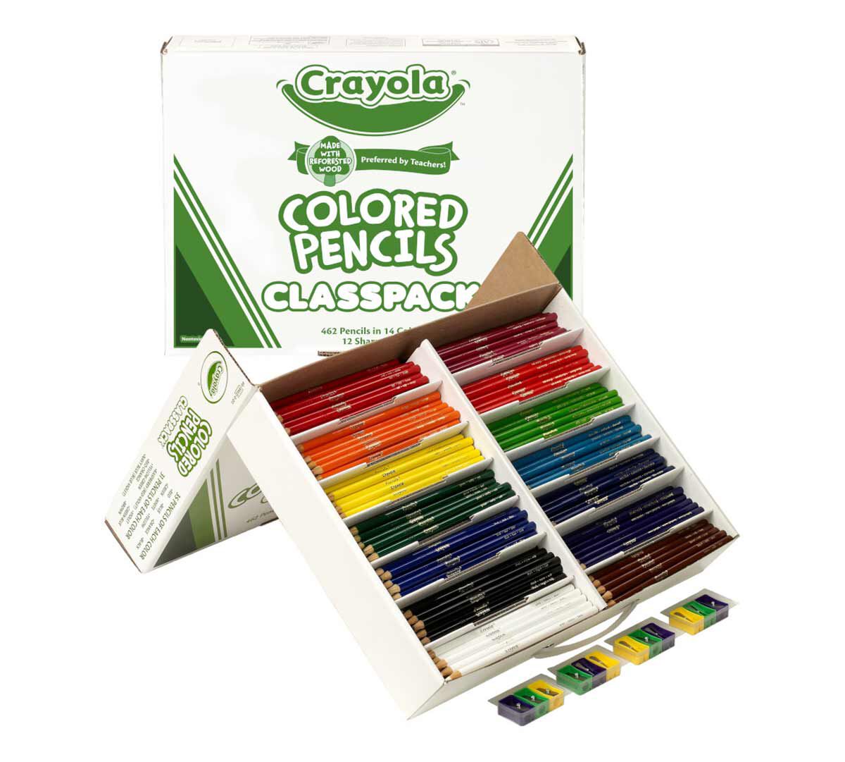 Crayola Colored Pencil Classpack, 14 Colors, 462 Count (Crayola