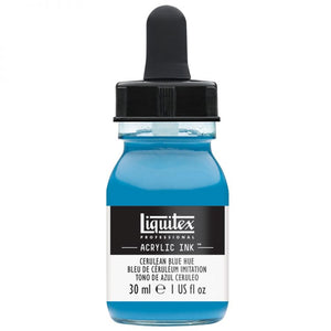 Cerulean Blue Hue Acrylic Ink, 30ml (Liquitex Acrylic Ink)