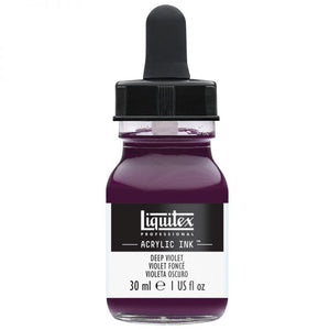 Deep Violet Acrylic Ink, 30ml (Liquitex Acrylic Ink)