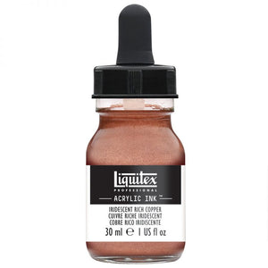 Iridescent Rich Copper Acrylic Ink, 30ml (Liquitex Acrylic Ink)