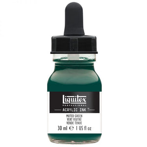 Muted Green Acrylic Ink, 30ml (Liquitex Acrylic Ink)