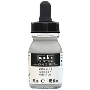 Neutral Grey 5 Acrylic Ink, 30ml (Liquitex Acrylic Ink)
