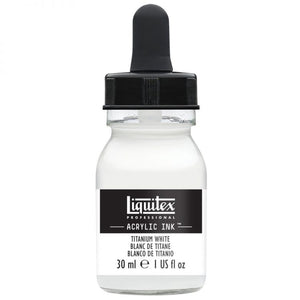 Titanium White Acrylic Ink, 30ml (Liquitex Acrylic Ink)