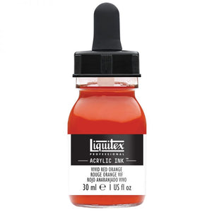 Vivd Red Orange Acrylic Ink, 30ml (Liquitex Acrylic Ink)