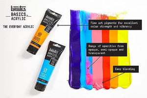 Essentials Basic Acrylic Set, Assorted Colors (Liquitex Basics)