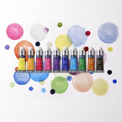 Cotman Watercolour 10 Color Tube Set (Winsor & Newton)