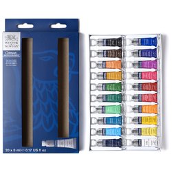 Cotman Watercolour 20 Color Tube Set (Winsor & Newton)