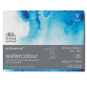 Professional™ Watercolor Block, Cold Press 140lb, Various Sizes (Winsor & Newton)