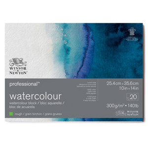 Professional™ Watercolor Block, Rough 140lb, Various Sizes (Winsor & Newton)